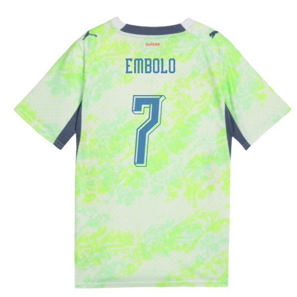 2026-2027 Switzerland Away Shirt (Kids) (Embolo 7)-SoccerKits Hub | Buy Soccer Jerseys Online